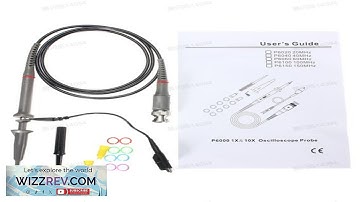 DANIU 1 Set P6100 DC-100MHz Oscilloscope Probe 100MHz Scope Clip Probe Review