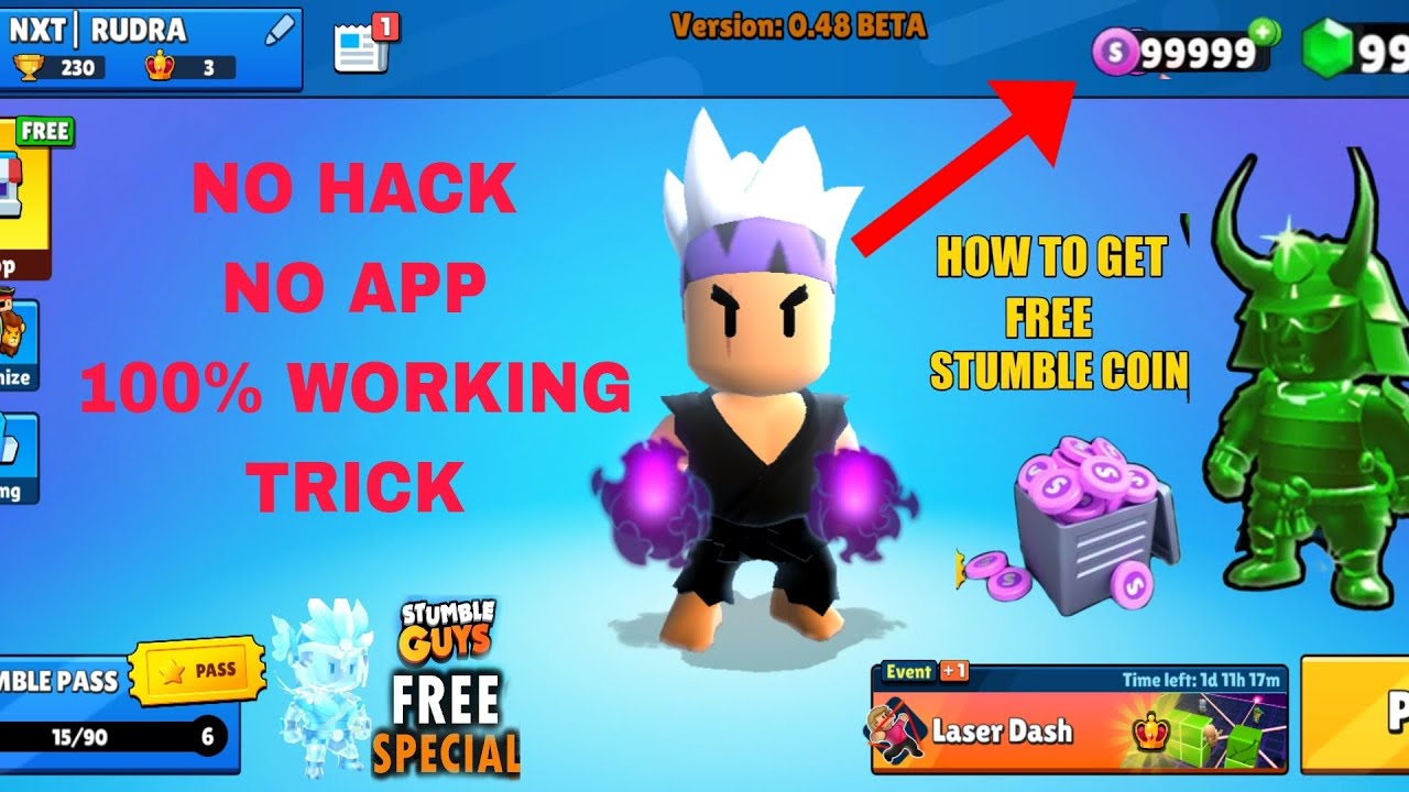 How to get free unlimited stumble tokens in stumble guys😱. 200% working