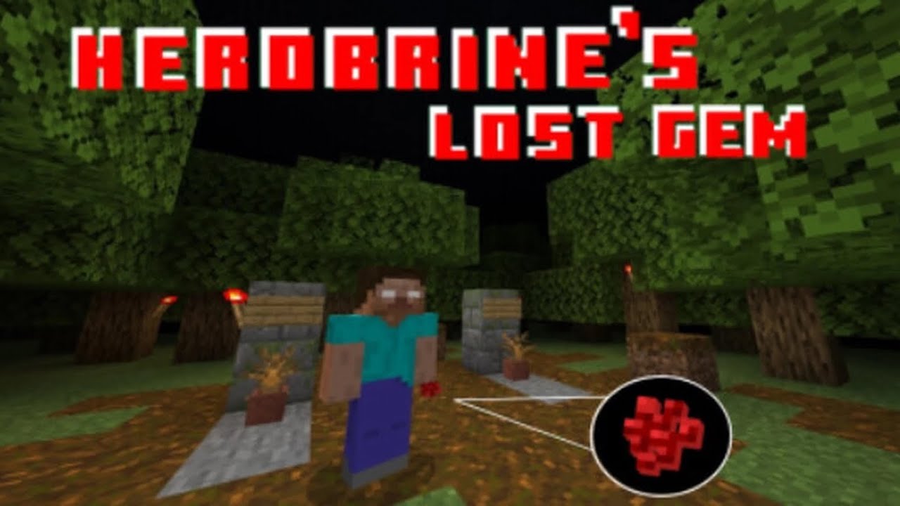 Minecraft Horror Herobrines Lost Gem - YouTube