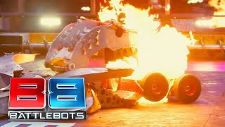 Can Whiplash Escape Warhead's Bot-Melting Fire? | Whiplash Vs Warhead | Battlebots