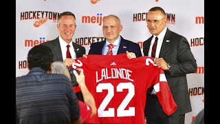 Welcome to Detroit! New Red Wings head coach: Derek Lalonde!