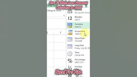 How to create loan payment calculator || How to use PMT Function/Formula In Excel #exceltech #excel