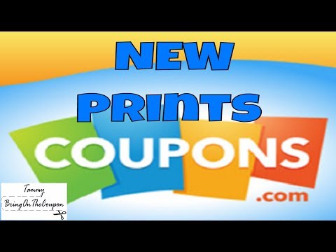 New Coupons to Print 11/1/17