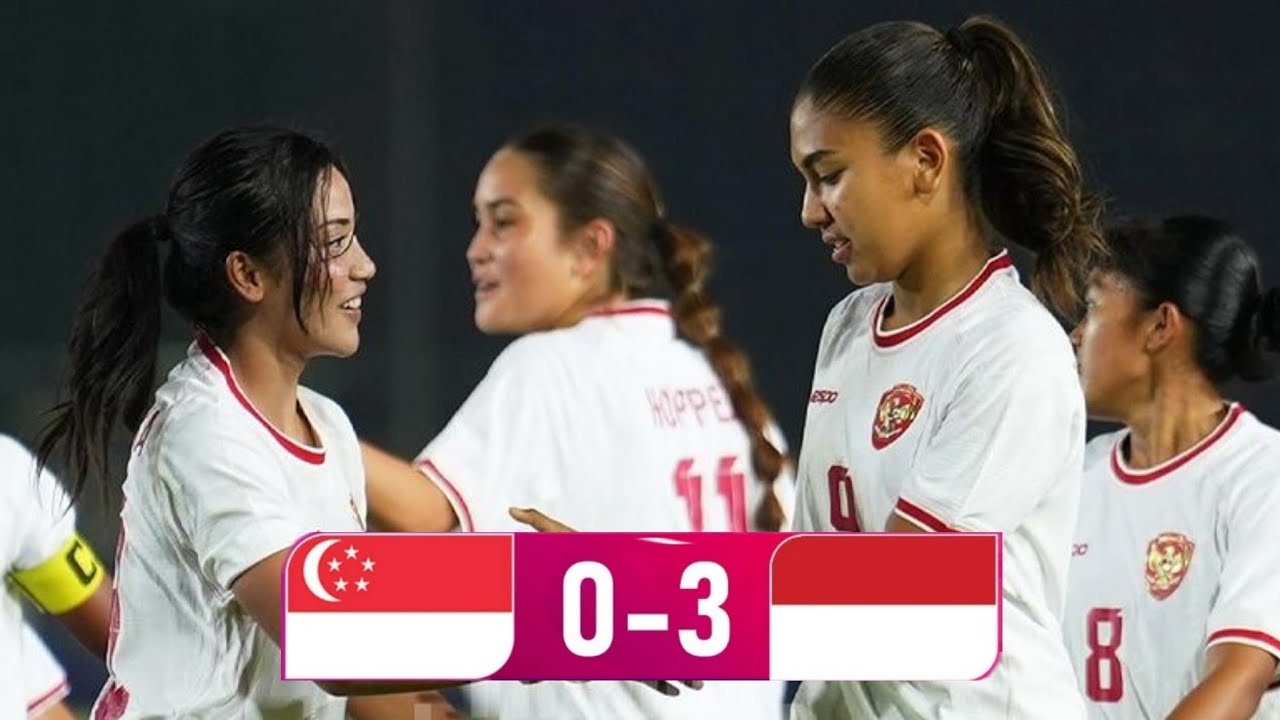 ⁣FULL HIGHLIGHT TIMNAS PUTRI | INDONESIA VS SINGAPURA !! SEMIFINAL PIALA AFF WANITA 2024 | FansCamera