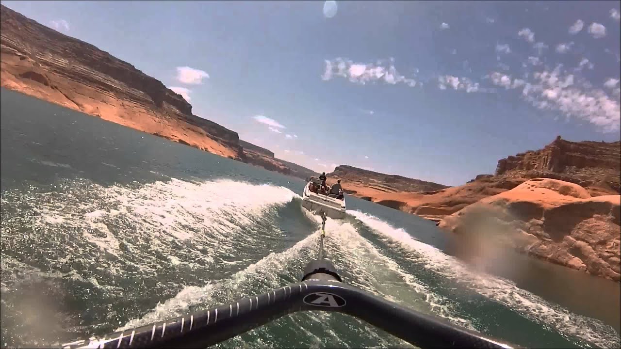 Wakeboarding at Lake Powell FPV - YouTube