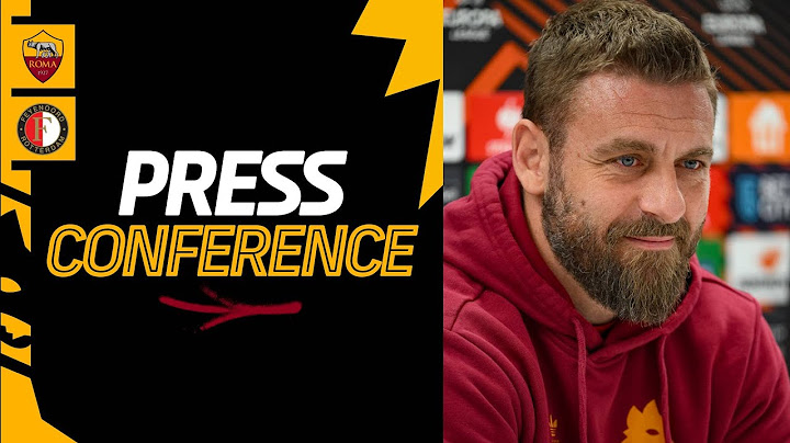 🟨 LIVE 🟥 La conferenza stampa di Daniele De Rossi e Bryan Cristante alla vigilia di Roma-Feyenoord