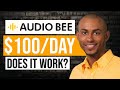 Make money with remote jobs on audio bee tutorial for beginners