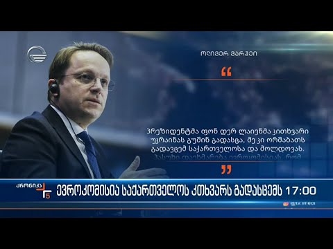 საქართველოს ევრო კომისია კითხვარს გადასცემს