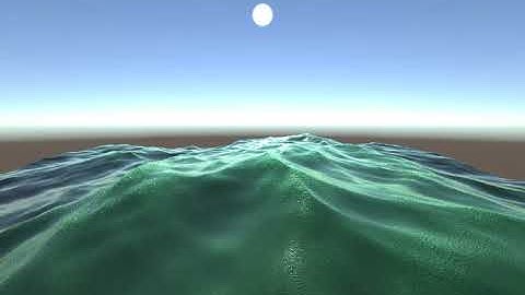FFT Ocean in Unity 2018 (4)