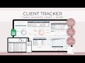 Client Tracker Spreadsheet for Google Sheets - Video Tutorial