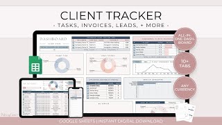 Client Tracker Spreadsheet for Google Sheets - Video Tutorial