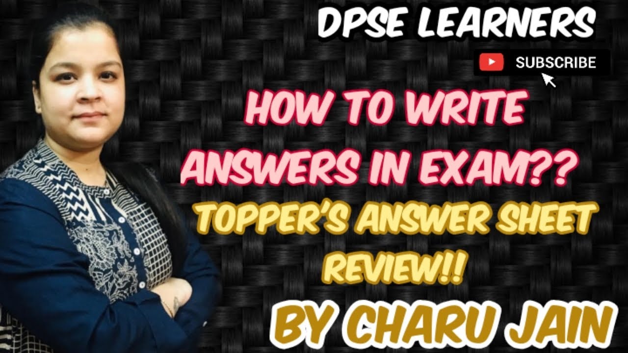 How To Attempt Early Childhood Care Education Exam Answer Sheet