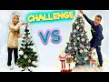 Моя КІМНАТА прикрашаю до Нового року ЧЕЛЛЕНДЖ Велика Vs Маленька ялинка My Little Nastya 