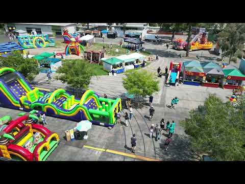 Colfax Elementary's 2023 World Fair from above #aerialfootage #4k