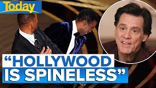 Jim Carrey condemns Oscar’s standing ovation for Will Smith | Today Show Australia
