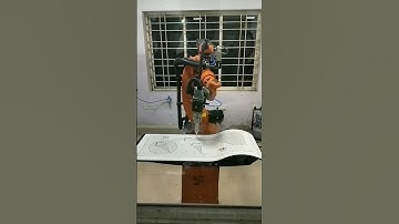 kuka robot 🤖 I have already operated 😝 @Dasytvlogs #shorts#robotics#viralvideo #technical