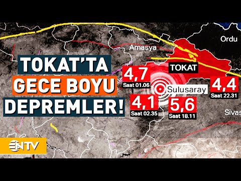 Tokat'ta Deprem Fırtınası! Şehir Gece Boyunca Sallandı | NTV