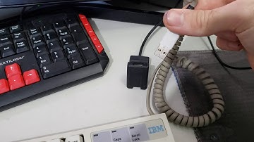 IBM model M2 converted to USB (short demo)