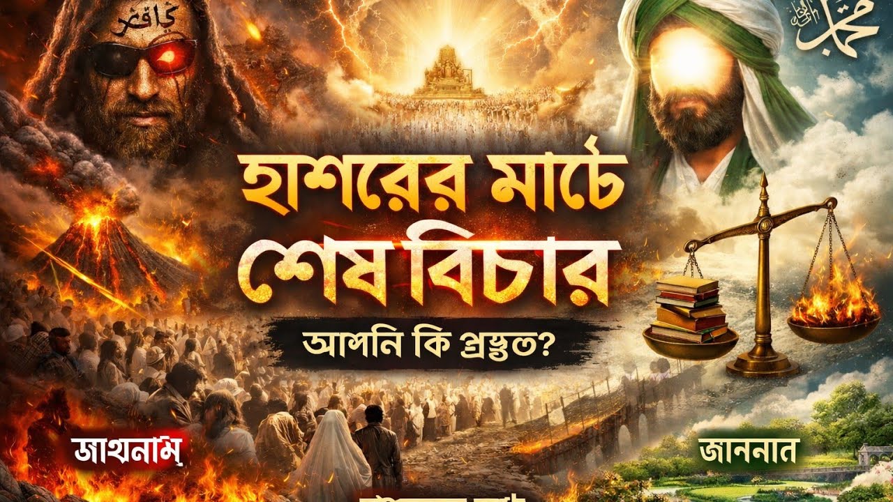 হাশরের মাঠ | যেদিন কেউ কাউকে বাঁচাতে পারবে না | শাফায়াত করবেন Muhammad ﷺ | Islamic Documentary