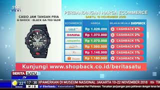 Perbandingan Harga e-Commerce: Casio Jam Tangan Pria G-Shock Black GA7001ADR