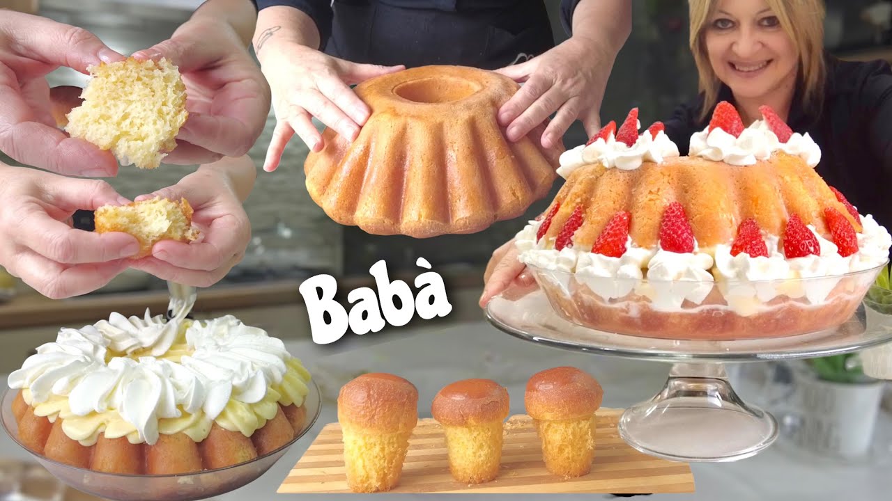 Пошаговое объяснение рецепта BABÁ с ДВОЙНОЙ НАЧИНКОЙ