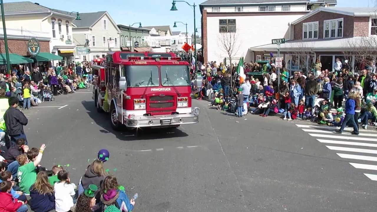 Pawcatuck Fire Dept The 2013 Mystic (CT) Irish Parade YouTube