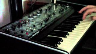 Roland Model 101 + MF-104z + XBase 888 = Delay Improv - YouTube