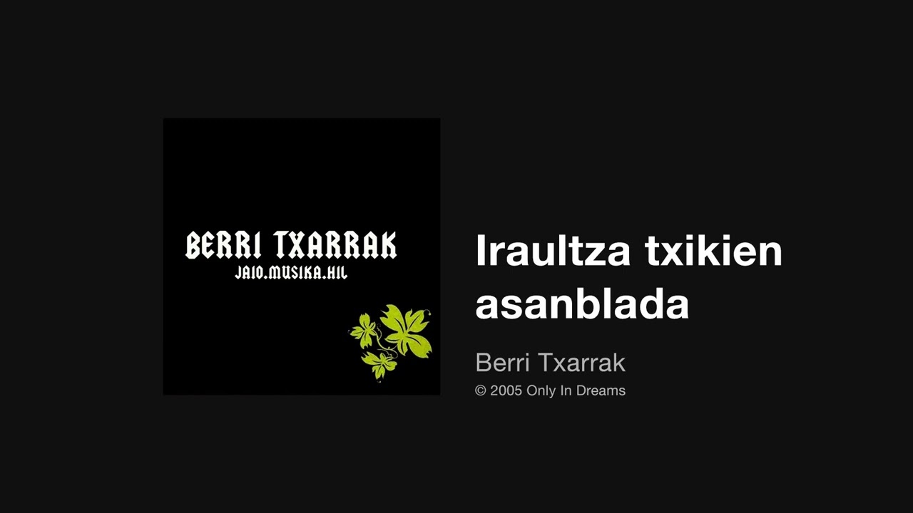 Berri Txarrak - Iraultza txikien asanblada