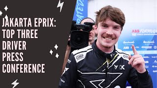 🏁 TOP 3 DRIVER PRESS CONFERENCE | Jakarta E-Prix 2025 🏆