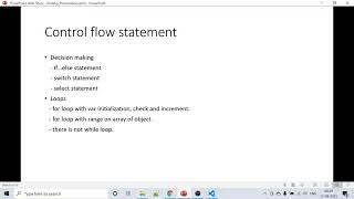 6  Decision making statment