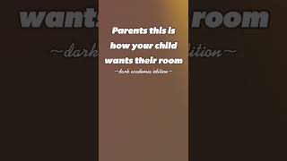 Dark Academia Aesthetic Room