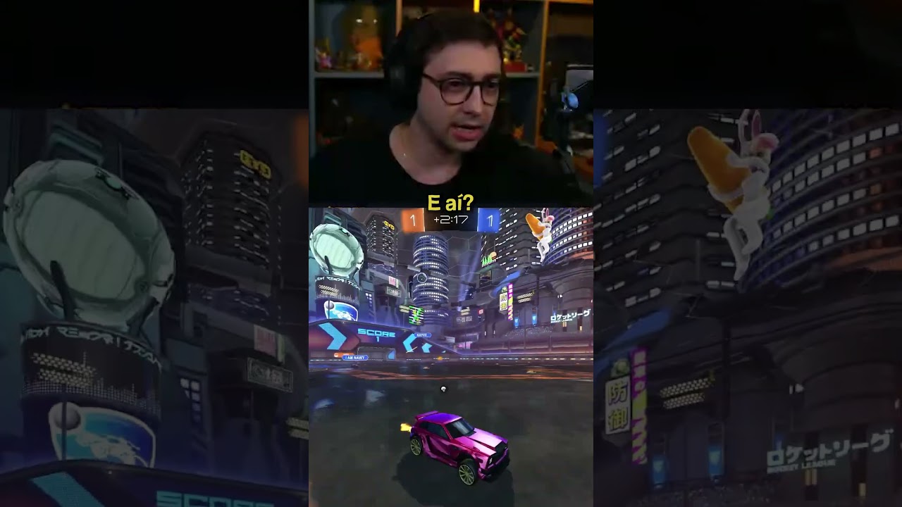 Alanzoka jogando a partida infinita no Rocket League! #alanzoka #rocketleague  #portfolio
