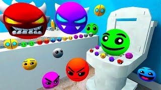 🚽 TOILET NEW FIRE IN THE HOLE FAMILY GEOMETRY DASH SPARTAN KICKING in Garry's Mod !