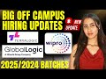 TETRALOGIC, GLOBALLOGIC, WIPRO HIRING | Very Important Hiring For FRESHERS | BATCH; 2025, 2024 |