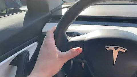 VG - how to adjust mirrors in Tesla Model 3 / Y
