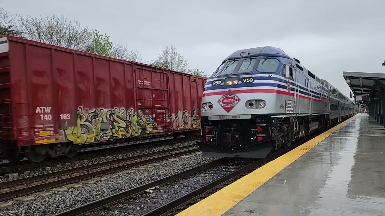 Canadian National ET44AH through Spotsylvania VA on 04/18/2022