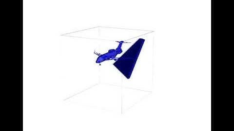 FDTD Simulation of Plane wavefront hitting an aeroplane