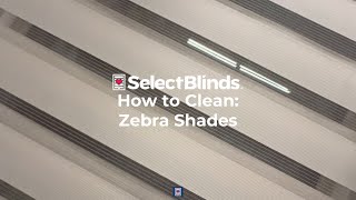 How to Clean Zebra Shades