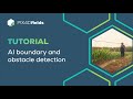 AI field boundary and obstacle detection