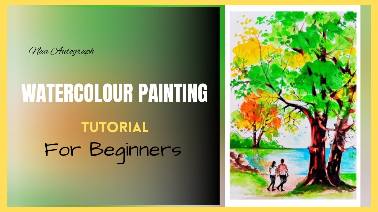 Watercolour painting | Tutorial for Beginners | - YouTube