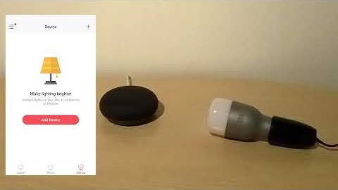 How to set up Mi led smart bulb with Yeelight app