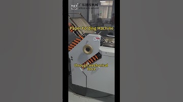 3D printed Paper folding machine / How a Paper folding machine works / How buckle folding works