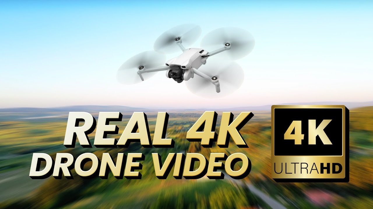 Real 4K Drone Video to Test Your Monitor | Stunning Aegean Village Views (DJI Mini 3 Pro)