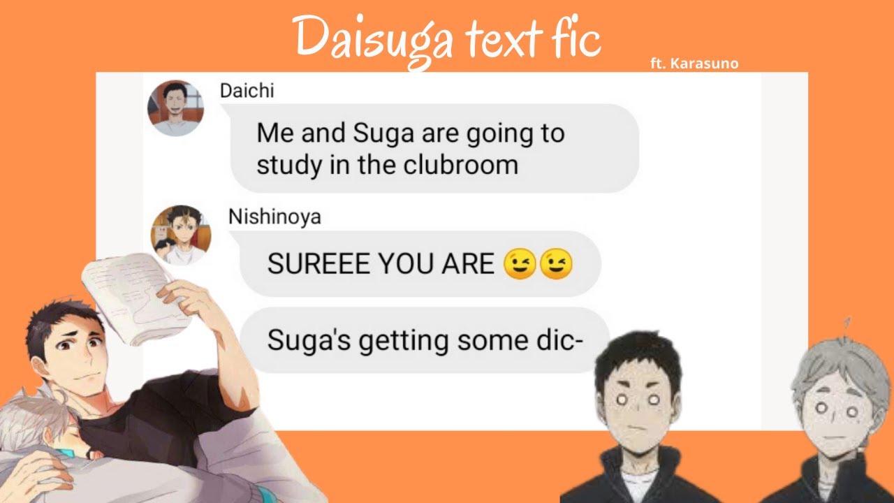 Daichi and Suga did what? (Daisuga) l haikyuu text fic