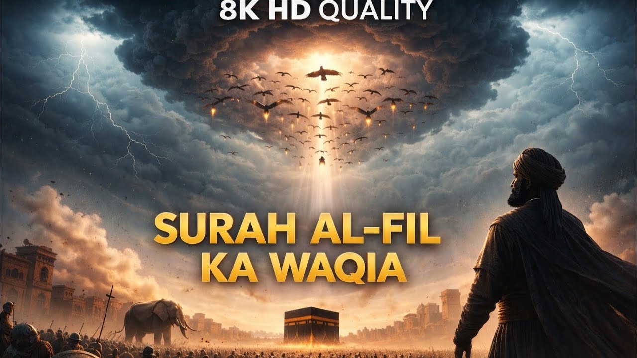 Surah Al-Fil Ka Waqia | Haathi Walon Ka Anjaam | Allah Ki Qudrat 🕊️🐘 