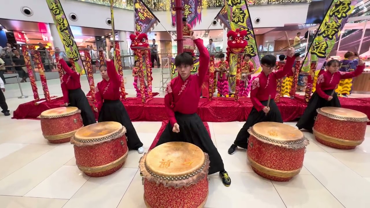 烈懿武术训练中心 Rex Arts Festive Drums Performance at Chinatown Point 23 January 2026