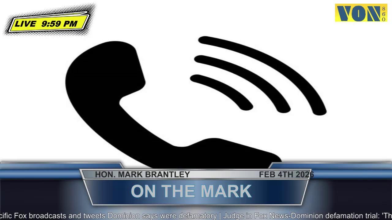 ON THE MARK WITH HON. MARK BRANTLEY