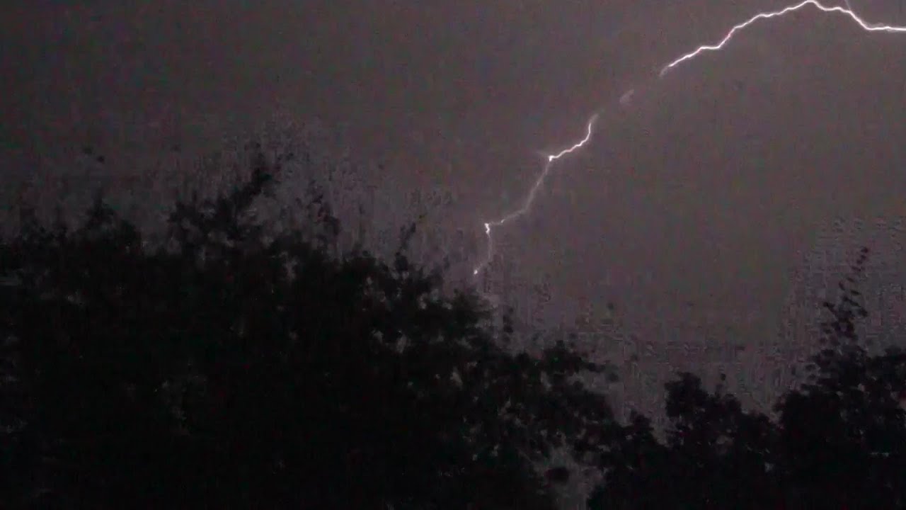Thunderstorm over England, 24th July 2019 - Full storm