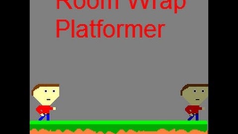 How to make a room wrap for a platform game in GameMaker Studio