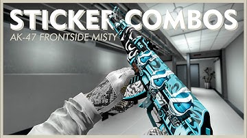 AK-47 Frontside Misty Sticker Combinations in CS:GO (2019)
